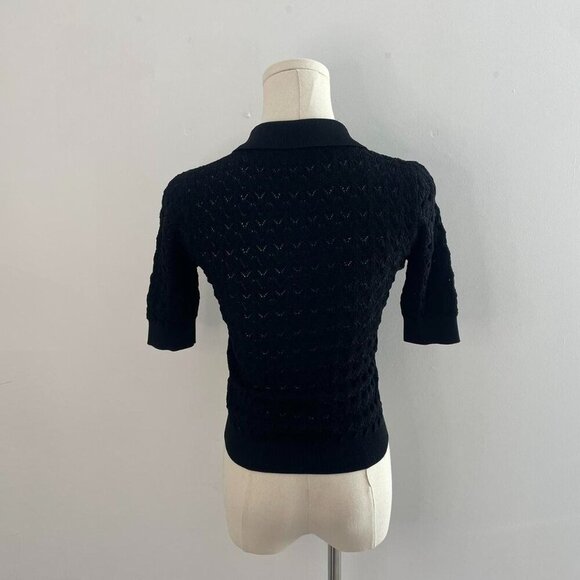 Sea Rue Fine Gauge Knit Polo Shirt | Women’s Size Small - Picture 3 of 4